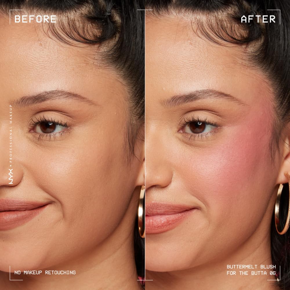 Buttermelt Powder Blush - Fade & Transfer-Resistant Vegan Formula | Up to 12HR Wear