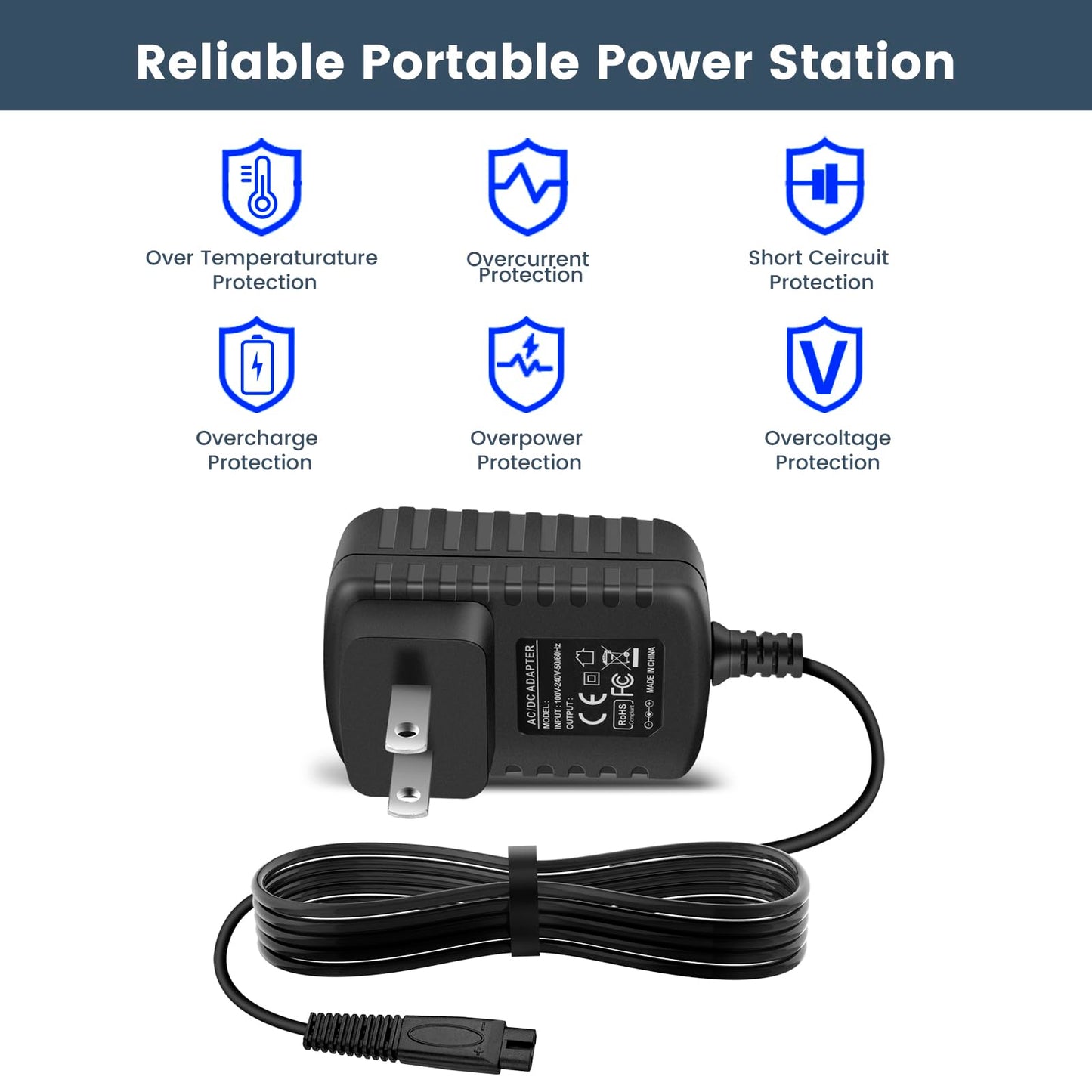 Charger for Andis ProFoil Lithium TS-1 & TS-2 Shaver for Andis17150 17155 17165 17170 17195 17200 17205 17220 Shaver Quick Recharge