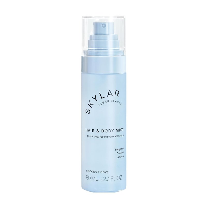 Coconut Cove Hair & Body Mist - Hypoallergenic Vegan Fragrance | 80 ML, 2.7 Fl Oz