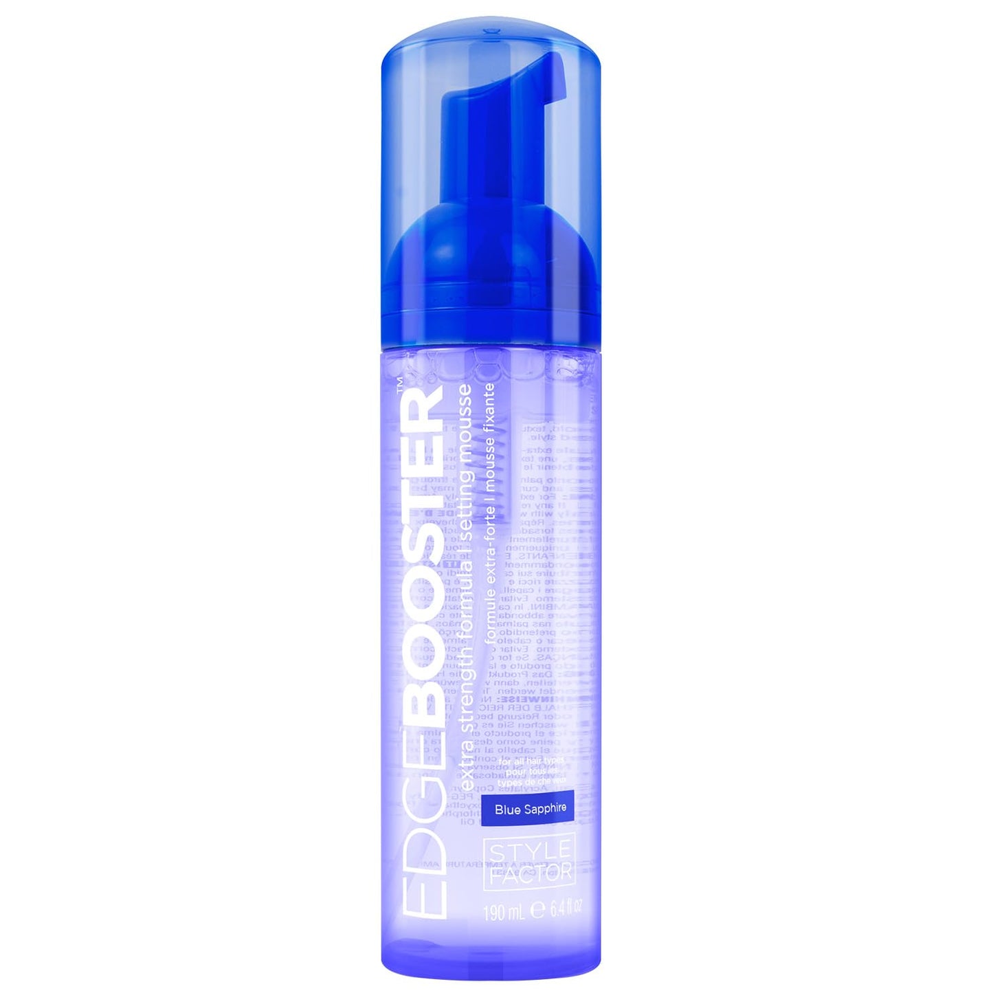Style Factor EDGE BOOSTER Mousse - Extra Strength Frizz Control & Volume | 6.4oz Morganite for Curly Hair