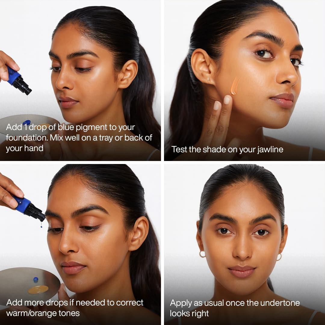 L.A. Girl PRO.color Foundation Mixing Pigment - Blue Color Enhancer for Custom Shades