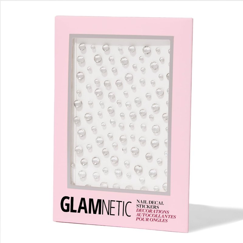Glamnetic Nail Stickers for Nail Art - A Gem | 3D Gem Adhesive Nail Decals, Customizable | 120 Gems Per Sticker Sheet, 4 Sizes