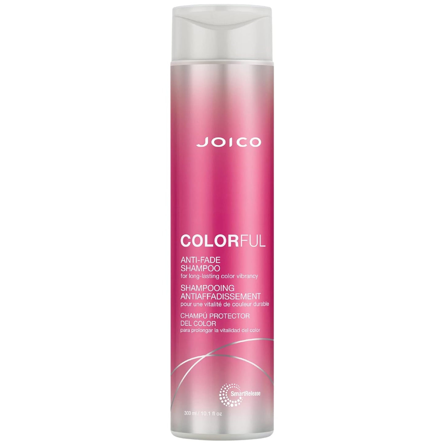 Joico Colorful Anti-Fade Shampoo - Preserve Vibrant Color & Shine | Sulfate-Free with Camellia Oil & Pomegranate Extract