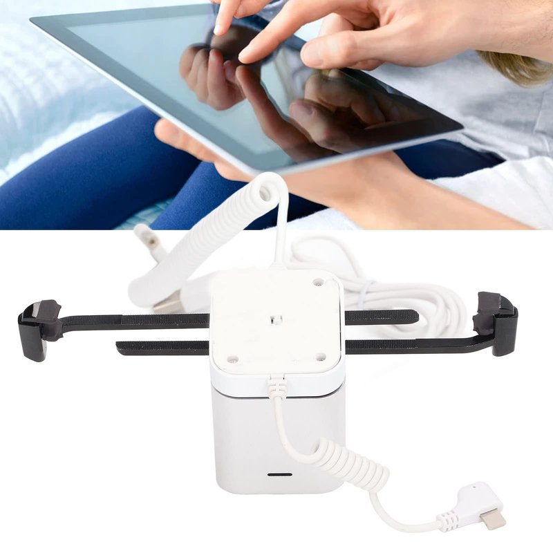 Diohce Cell Phone Anti-Theft Display Stand with Charging Function and 95‑120dB Security Alarm Design for Cell Phones Tablets Electronic Product Commercial Display and (for iOS)