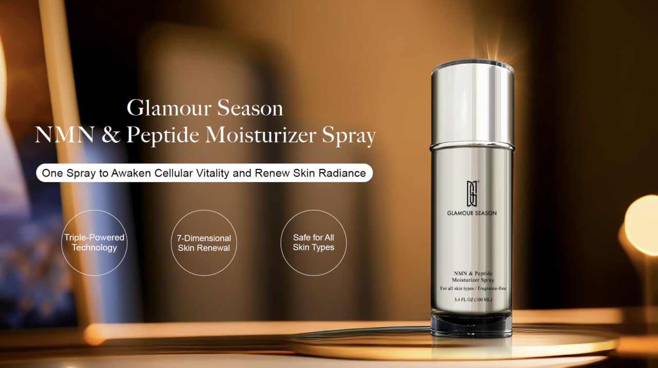 Glamour Season NMN & Peptide Moisturizer Spray (100ML)