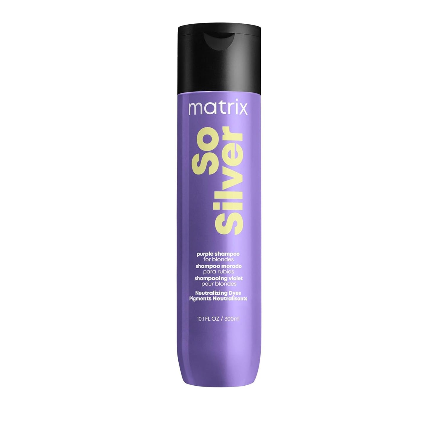 So Silver Purple Shampoo - Neutralizes Yellow Tones, Brightens & Tones | For Blonde, Grey & Platinum Hair