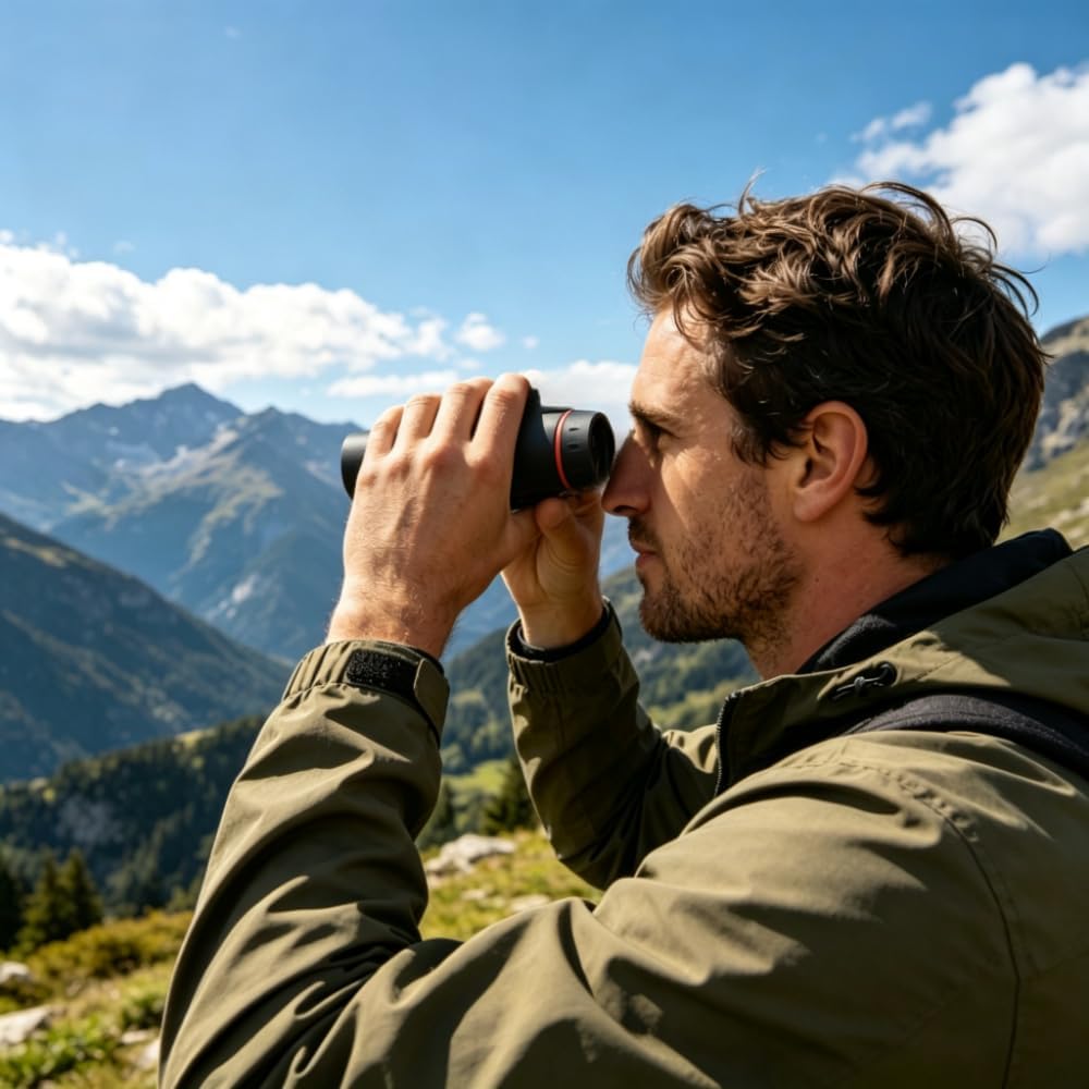 HD Optical Monocular Telescope - 2000x24 Zoom for Camping, Hunting & Travel | Compact Mini Design