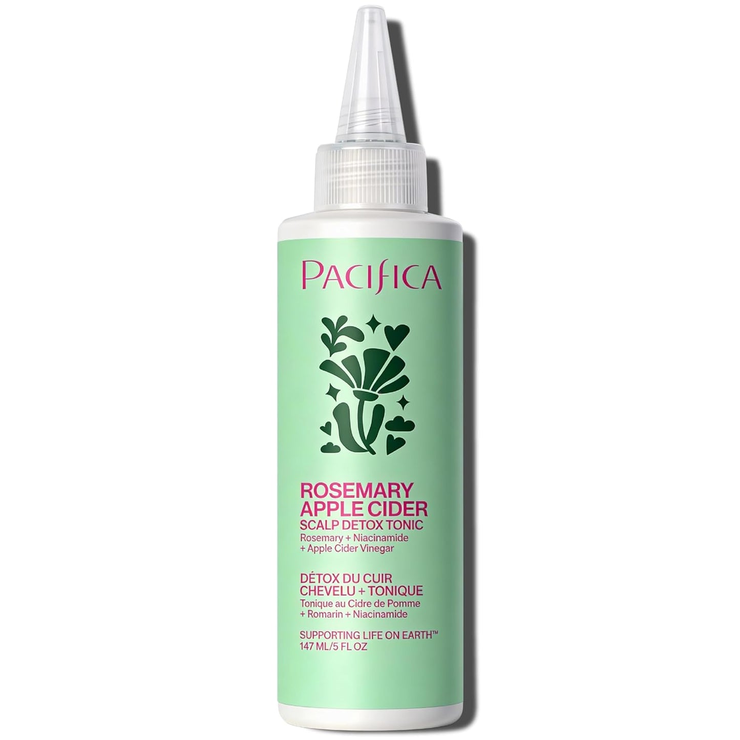 Pacifica Scalp Detox Tonic - Exfoliating Scalp Treatment with Glycolic & Salicylic Acid | 5 oz