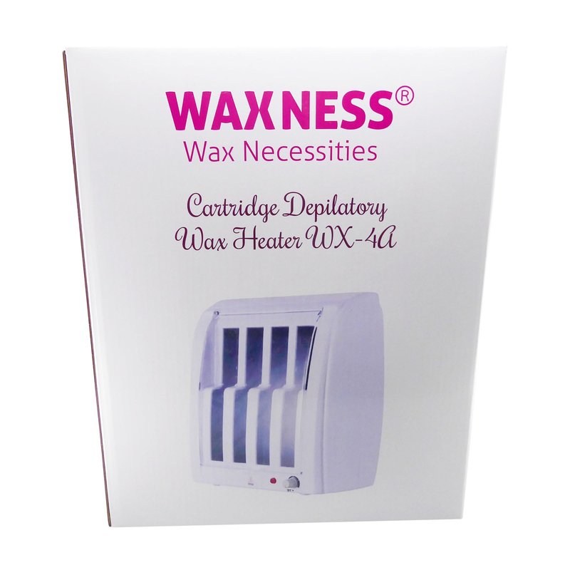 Waxness Cartridge Wax Warmer Kit – Professional Roll-On Heater with 4 Cartridges Included – Hair Removal Starter Set for Salon & Home Use