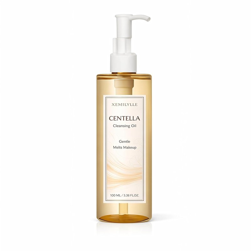 Centella Cleansing Oil - Lightweight Makeup Remover & Facial Cleanser | Fast Emulsifying Oil-to-Milk Formula, 3.38 Fl Oz