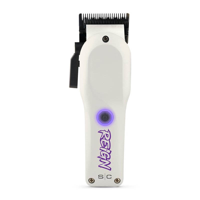 Stylecraft Reign Professional Hair Clipper with Brushless Motor, USB-C Rechargeable, Black Diamond Echo Taper Blade
