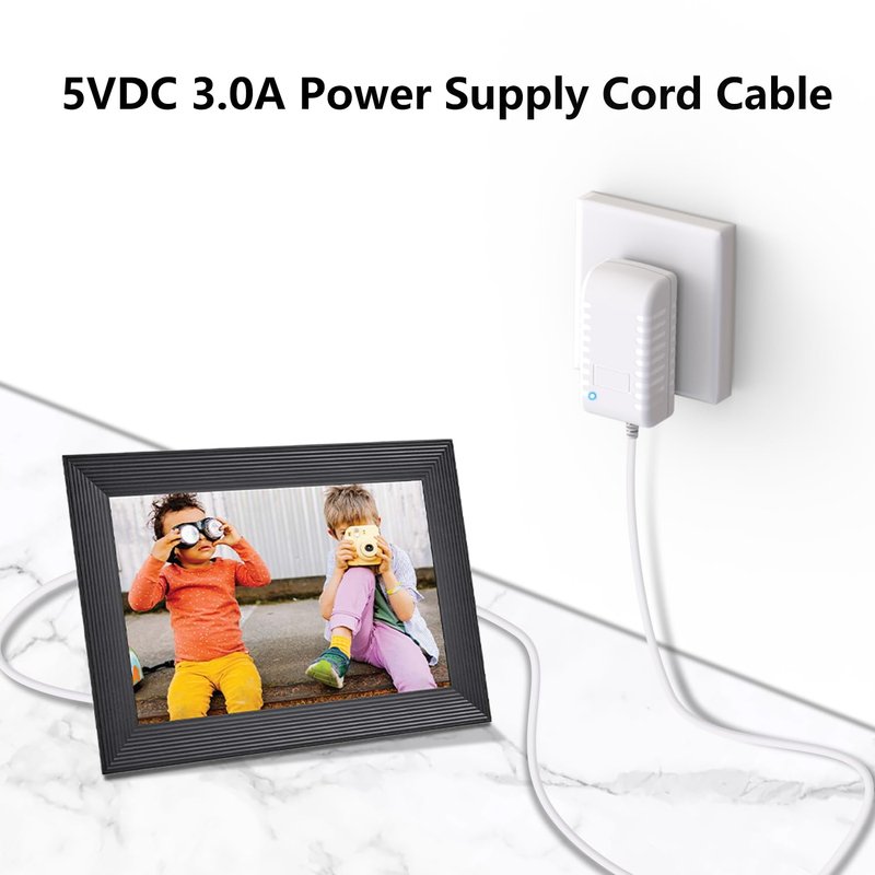 5V Adapter Charger for Aura Carver AF900 AF100 SR-A30502000U2 Power Cord Replacement for Aura Digital Picture Frame Charging Cable, 5.9Feet