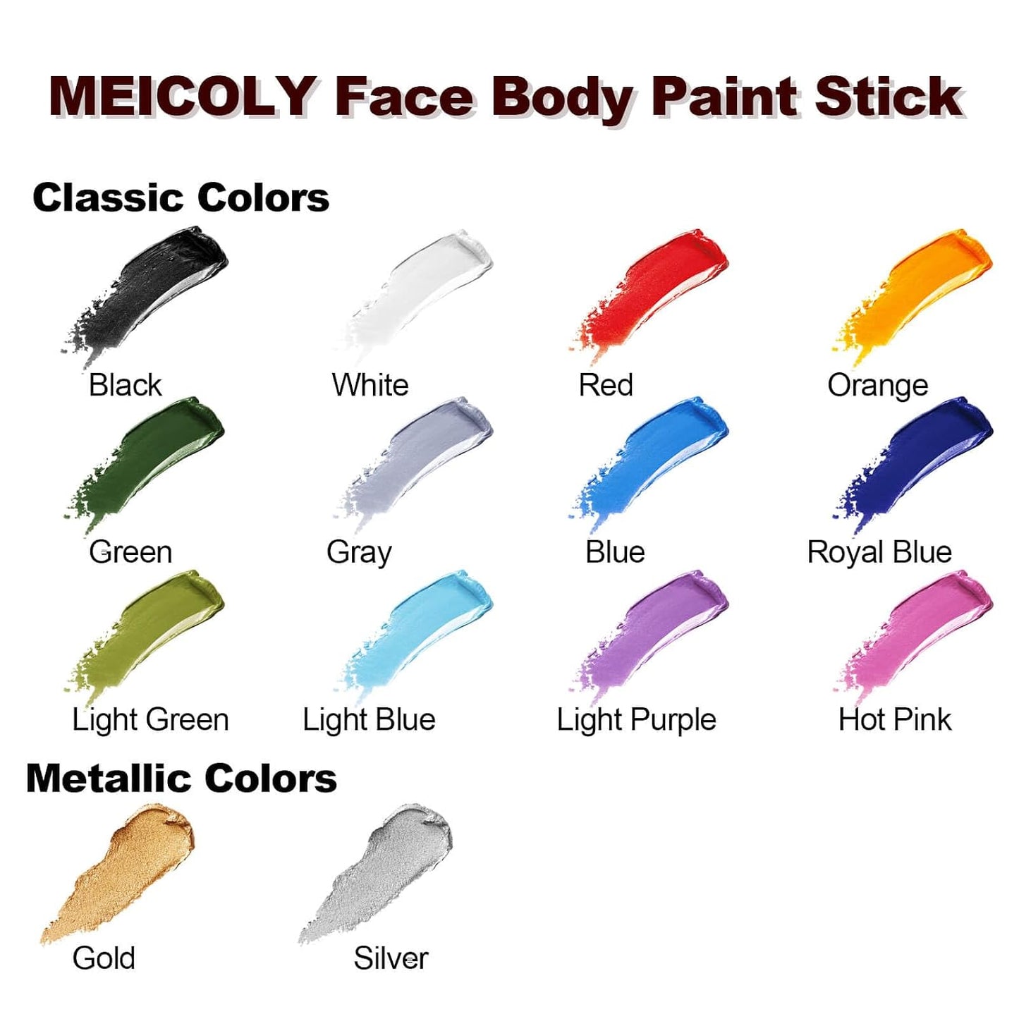 Devil Red Face Body Paint Stick - Waterproof & Sweatproof Makeup for Halloween | 1.06 Oz
