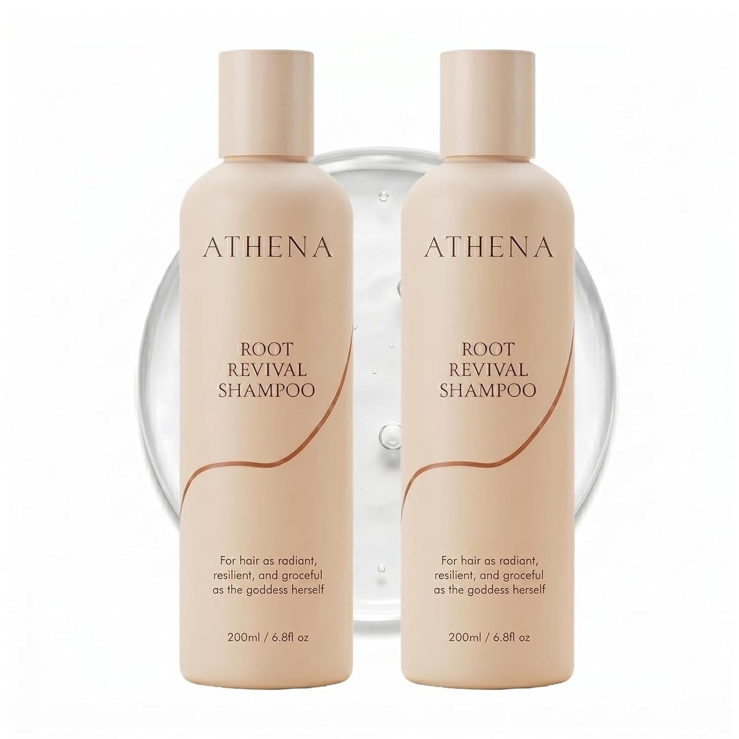Athena Root Revival Shampoo | Hair Growth Formula for Thinning Hair - Nourishes Scalp & Reduces Breakage, 6.8 Fl.Oz