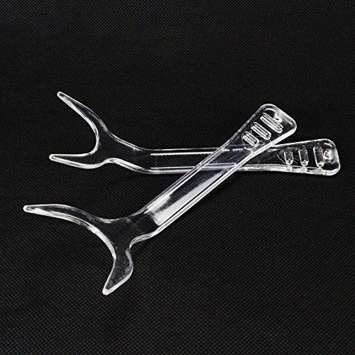 2-Piece Dental Orthodontic Clear Teeth Lip Retractor Set - Large & Small