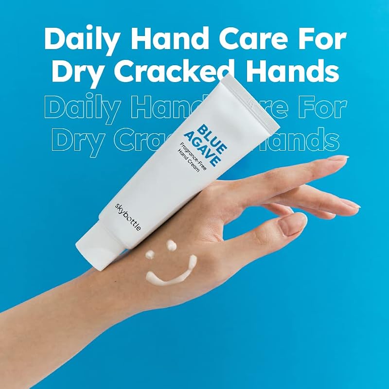 Blue Agave Hand Cream - Fragrance Free, Shea Butter, 1.7 Fl Oz