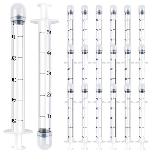 Dizzily 20 Pack Disposable Vaginal Cream Applicators - Fit OTC Gels, Lubes, Premarin, Estrace, Preseed or Creams Products - Comfortable Design, Individually Wrapped, Dosage Markings