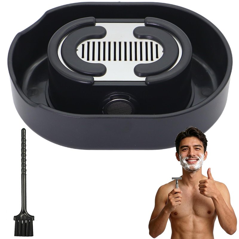 Razor Rinser 2.0, Razor Cleaner Tool, Portable Manual Razor Cleaner, Fits Most Manual Shavers, Fast Rinse, Keep Sink Clean and Clog-Free, Making Shaving Easier and Cleaner