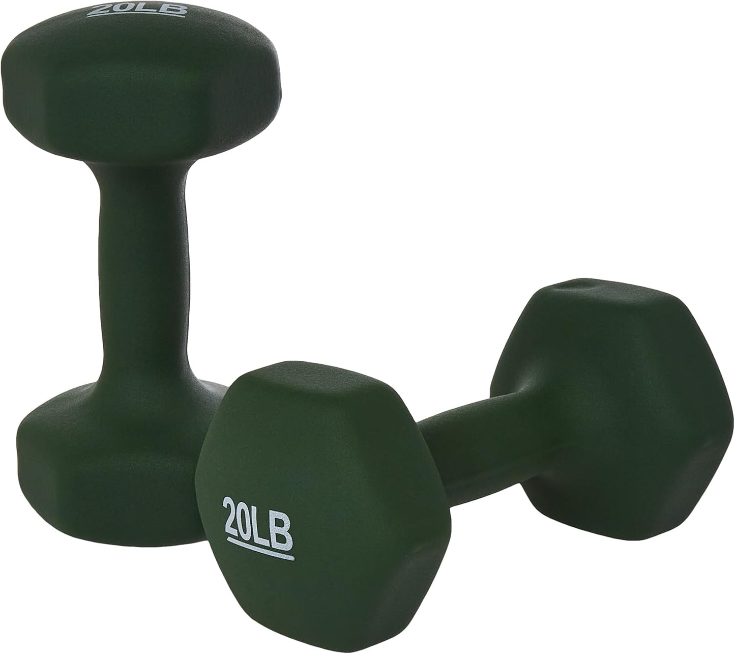 Neoprene Dumbbell Hand Weights for Exercise & Muscle Toning - Adjustable Sizes Available
