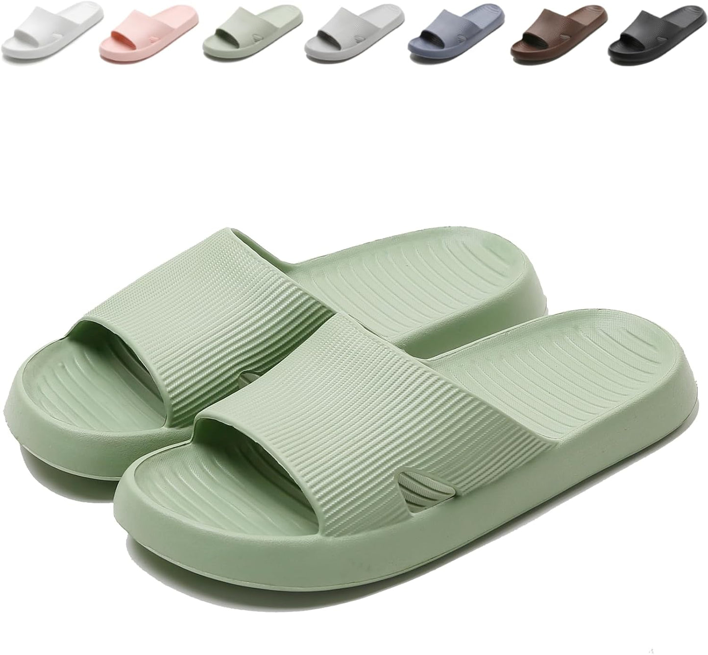 Shower Shoes for Men and Women - Soft, Lightweight, Quick-Drying Non-Slip Slippers | Indoor & Outdoor Use