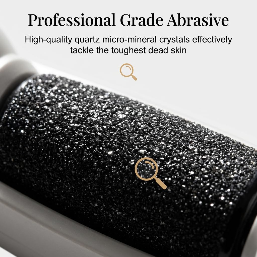 3 Pro Callus Remover, Electric Foot File Hard Skin Remover, Rechargeable Portable Electronic Foot File Pedicure Tools, Electric Callus Removers for Feet & Hands, Smooth Pedicure (Top Subsidy)