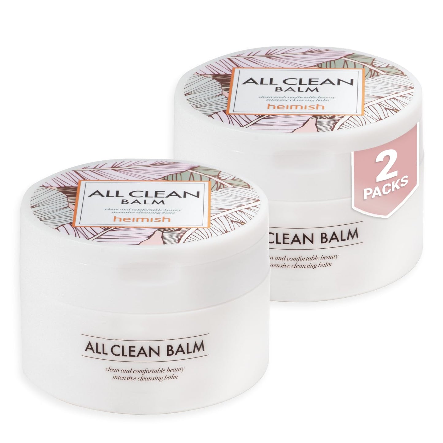 HEIMISH All Clean Balm - Cleansing Balm & Waterproof Makeup Remover | 4.0fl.oz/120ml, Vegan Formula for All Skin Types