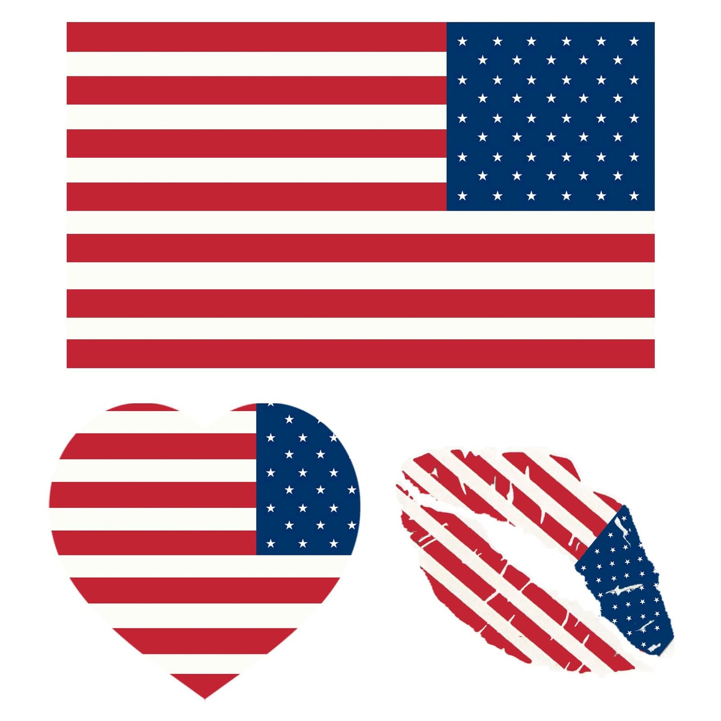 American Flag Tattoos 50 Sheets America USA World Cup Temporary Face Stickers 150 PCS Football Waterproof National Flag Removable Fake Tattoos For Men Women