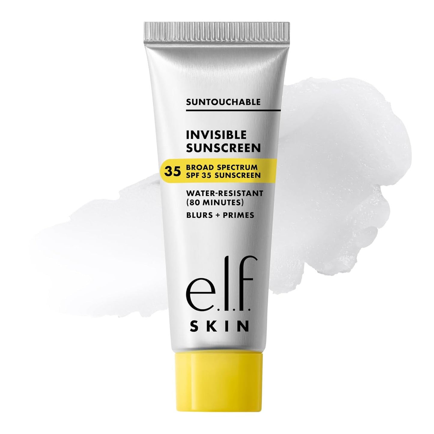 e.l.f. SKIN Suntouchable Invisible SPF 35 Sunscreen - Lightweight Gel for Daily Use | Vegan & Cruelty-Free