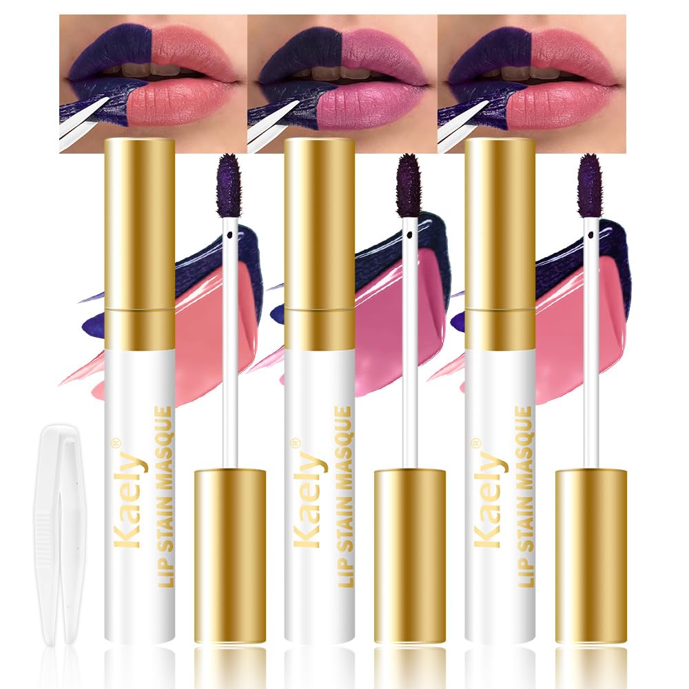 Toffee Rose Lip Stain Peel Off Masque - Long Lasting Waterproof Lip Tint | Matte Finish, Vegan, 02