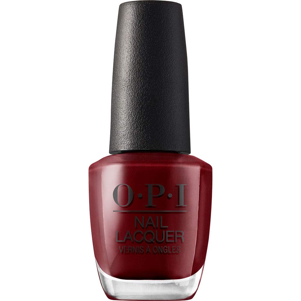 OPI Nail Lacquer Red Nail Polish - Crème, Shimmer & Glitter | Chip Resistant, Fast Drying | 0.5 Fl Oz