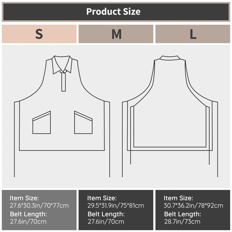 Segbeauty Barber Hairdresser Apron, Hair Stylist Salon Smock Aprons with Pockets, Cosmetology Salon Apron Pet Groomer Gown Sleeveless SPA Uniforms Protective Water-proof Work Clothes for Women Small