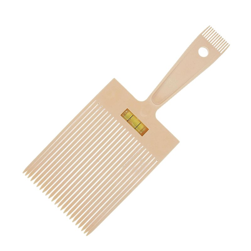 Professional Flattopper Hair Styling and Cutting Tool - Portable Wide Flat-Top Comb With Accurate Water Levelling System