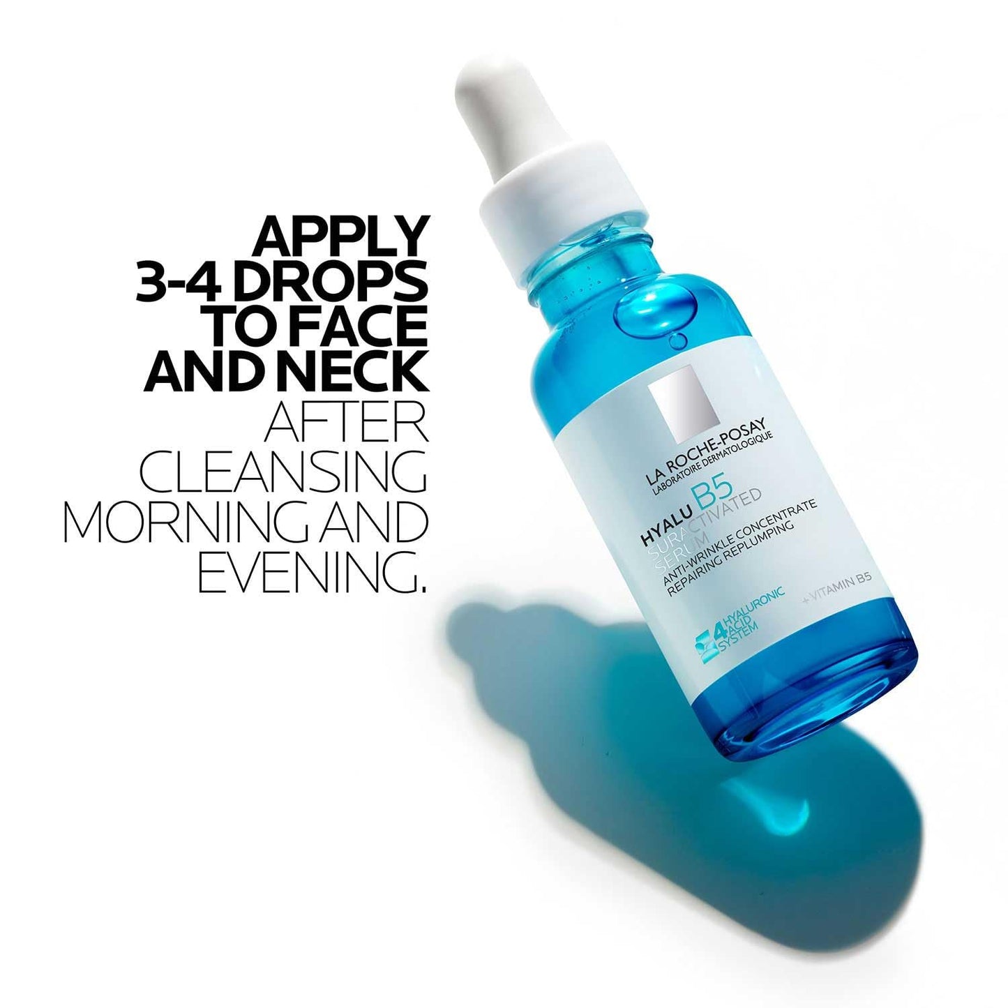 La Roche-Posay Hyalu B5 Hyaluronic Acid Serum - Hydrating Anti-Aging Formula for Sensitive Skin | 30ml