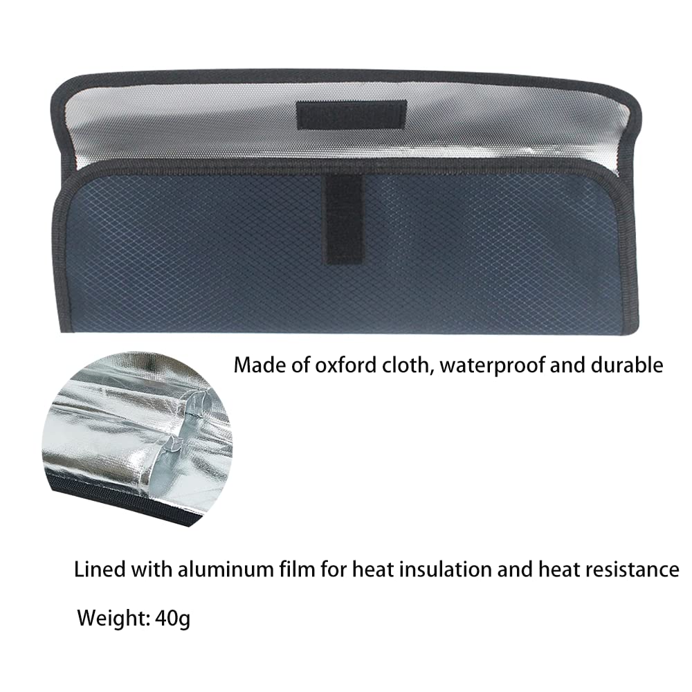 REQO Flat Iron Travel Case Heat Resistant,Curling Iron Pouch Bag Hair Straightener Organizer Durable Lightweight Cover Sleeve (1 Pack)