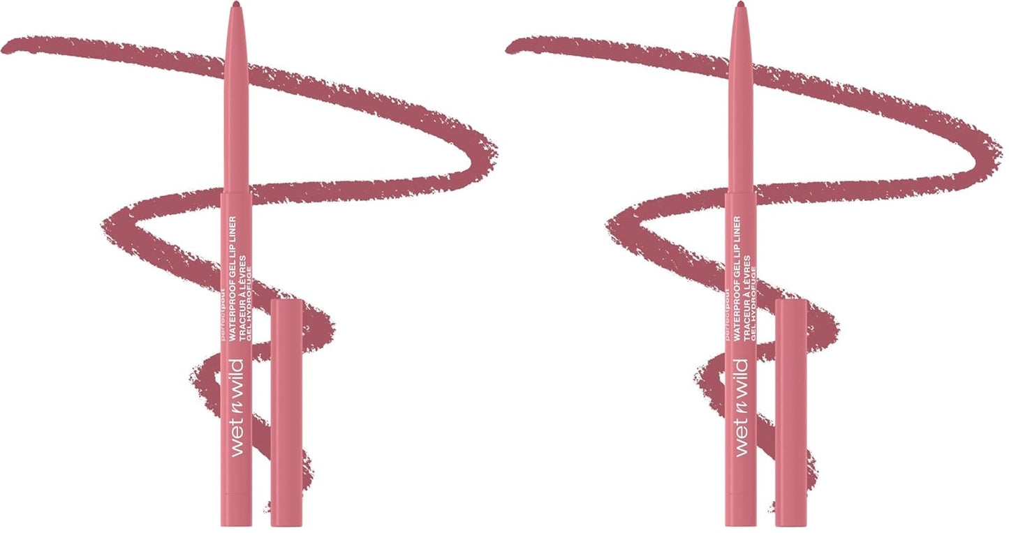 Wet n Wild Perfect Pout Matte Lip Liner - Rich, Creamy, Long-Lasting Color | Vegan & Cruelty-Free - Bare to Comment