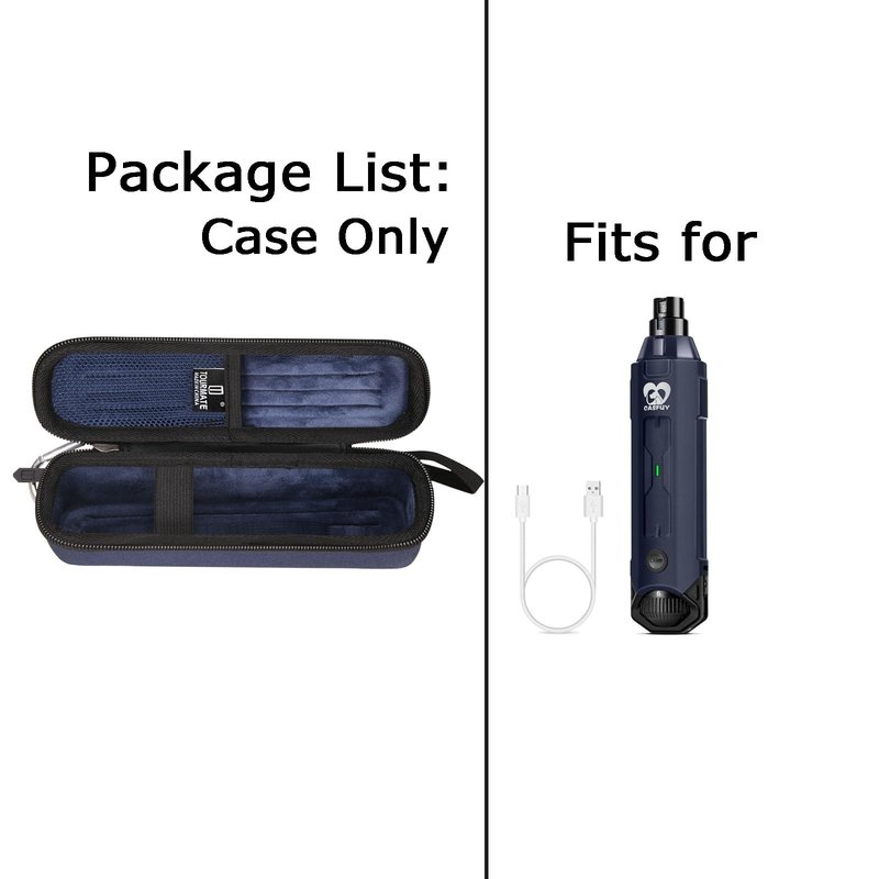 Tourmate Hard Storage Case for Dog Nail Grinder - Travel Case for Enhanced Pet, (Only Case)