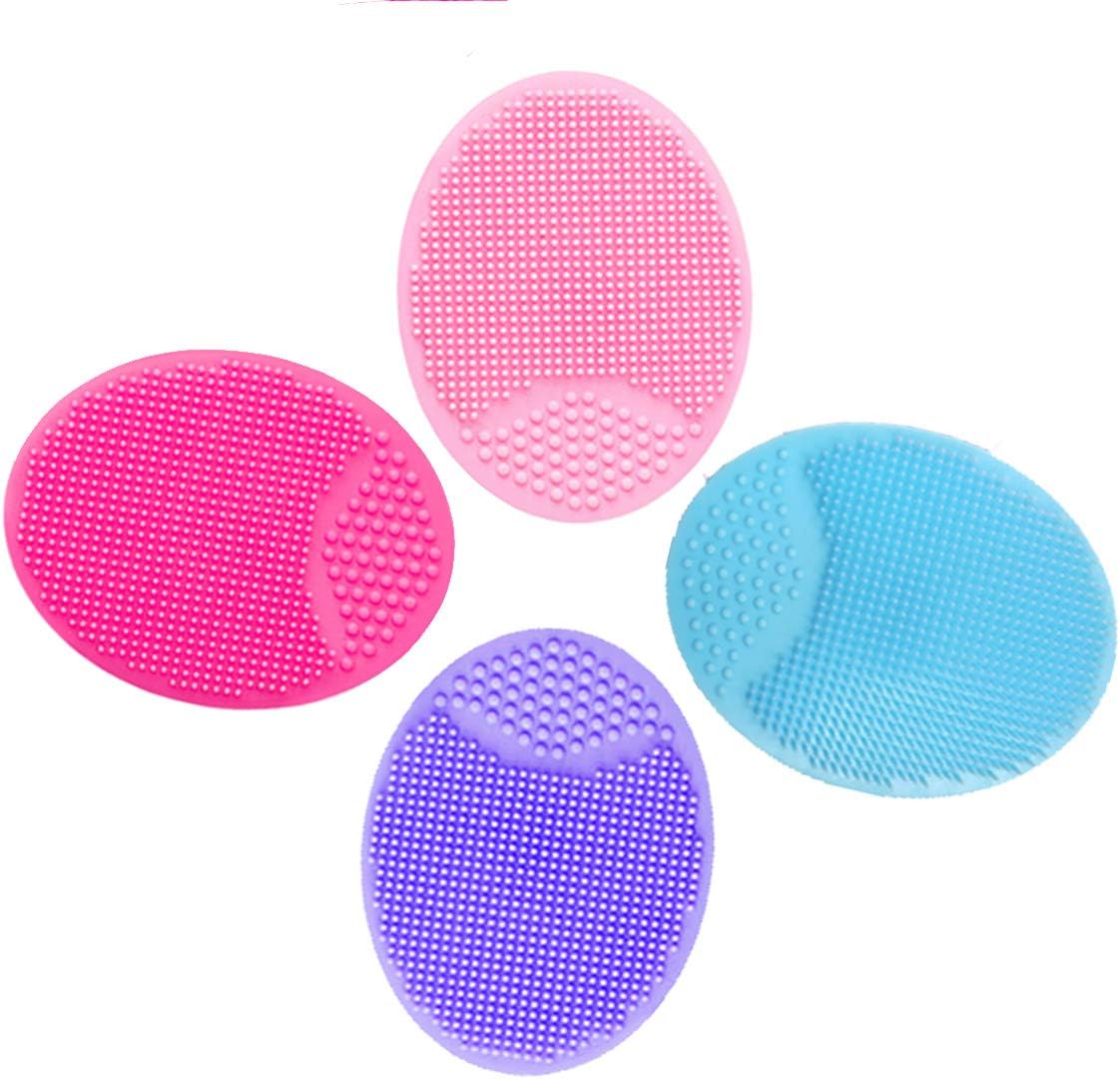 Silicone Blackhead Remover Tool Set - 2 Pcs Pore Cleaning Brush & Face Scrubber for Deep Cleansing | Exfoliator for Men & Women