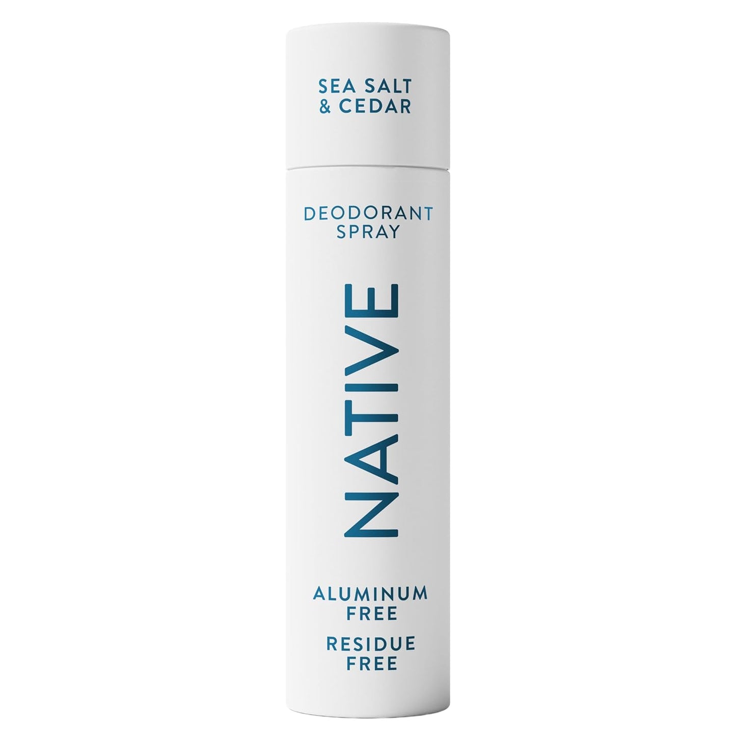 Native Deodorant & Body Spray - Sea Salt & Cedar | 72-Hour Odor Protection, Aluminum-Free, Quick Drying, 3.5 oz