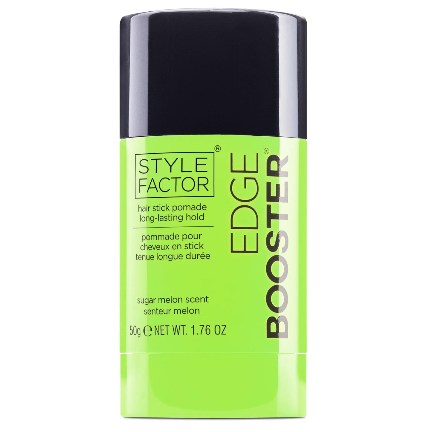 Style Factor EDGE BOOSTER Hair Wax Stick Pomade with Beeswax | Strong Hold Slick Stick for Flyaways, Edges & Baby Hair for Sleek Buns & Ponytails | Gifts for Women Mom Girls Teen | Sugar Melon