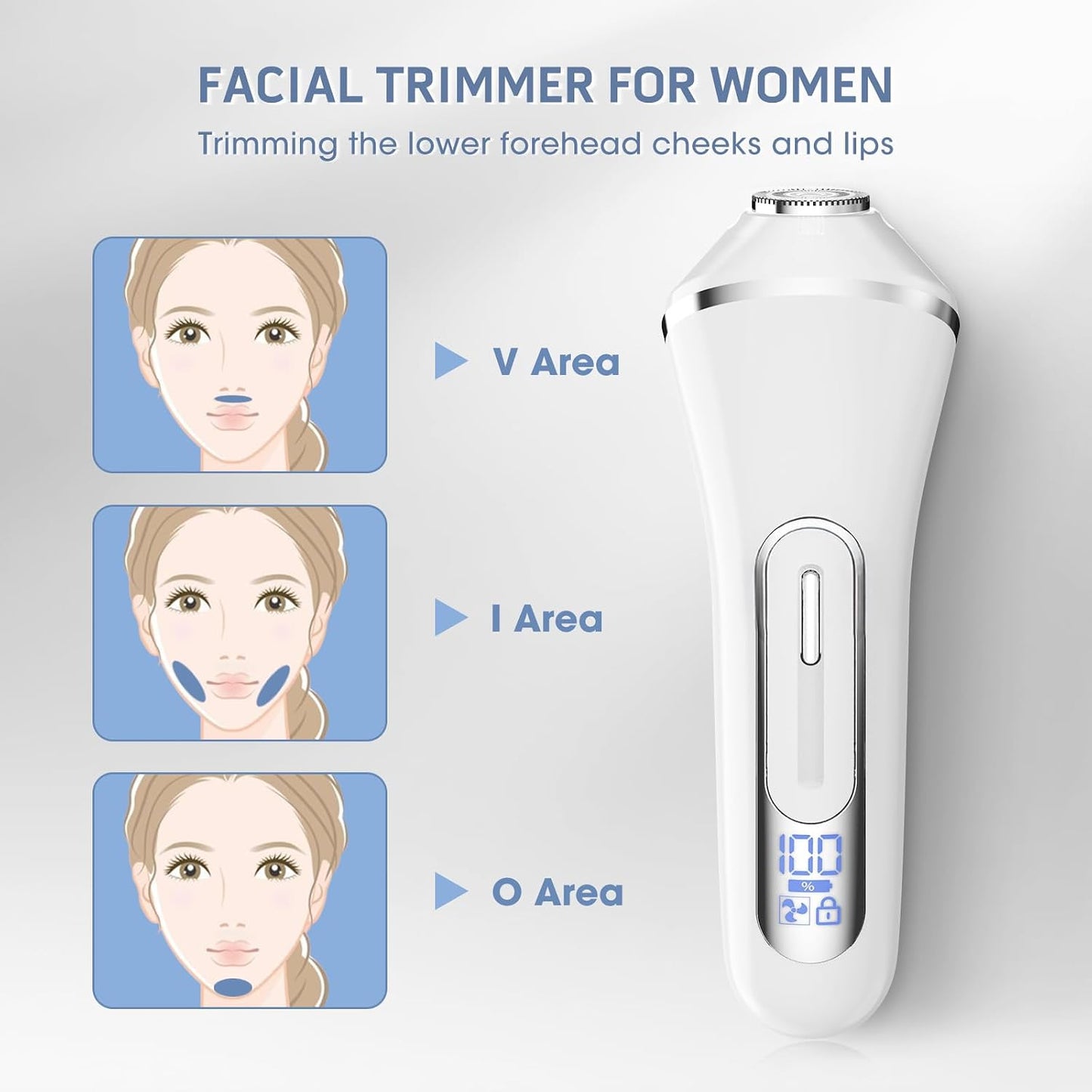 Electric Shavers for Women - 7-in-1 Hair Removal Kit with Epilator, Trimmer & Massager | Waterproof, Versatile Grooming Set