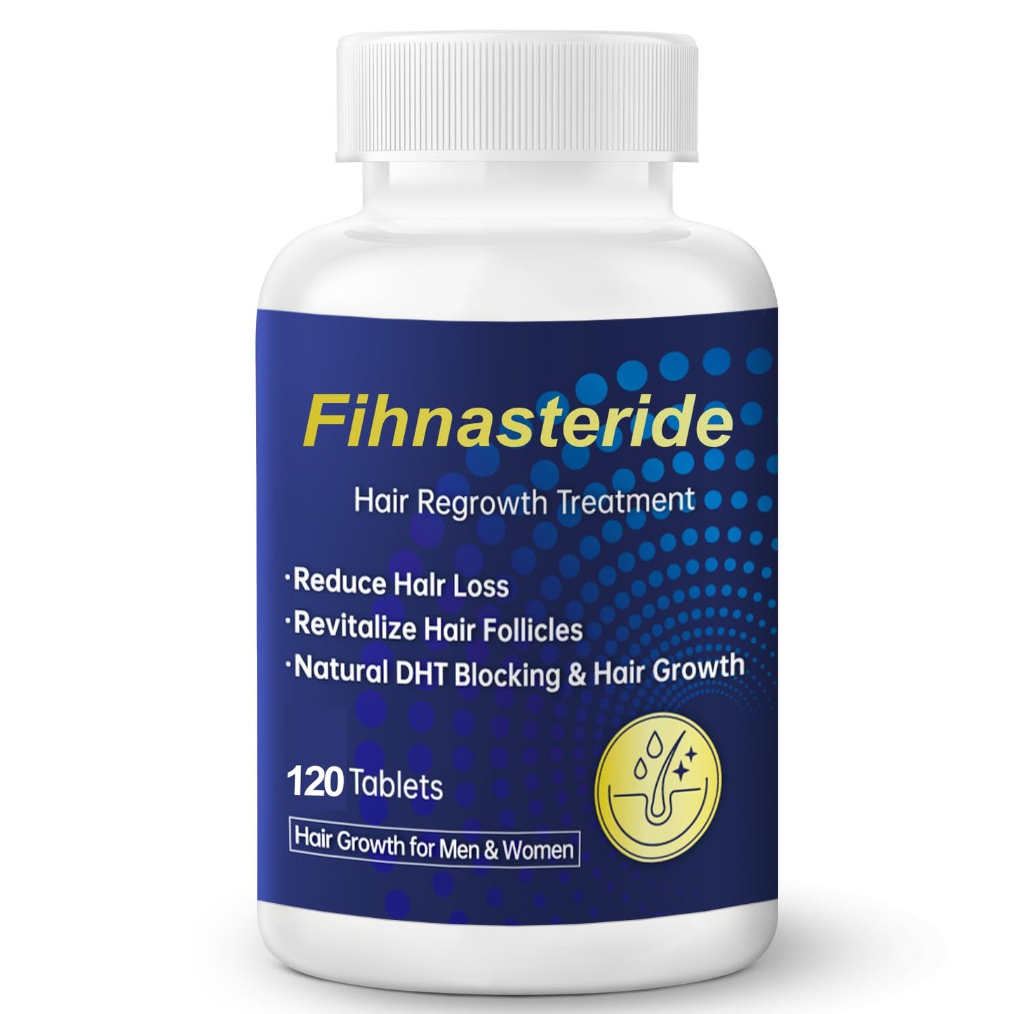 Advanced Hair Growth Support - Thicker, Fuller Hair for Men & Women | 120 Tablets