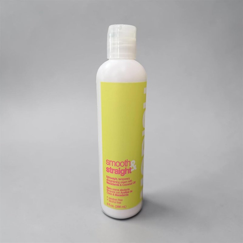 Hair Straightening Cream - Lightweight Macadamia & Coconut Oil Formula | Paraben & Alcohol Free, 8 fl. oz