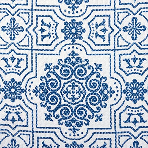 Martha Stewart Kitchen Towel Set - 2-Pack, Strie Medallion, 16"x28"
