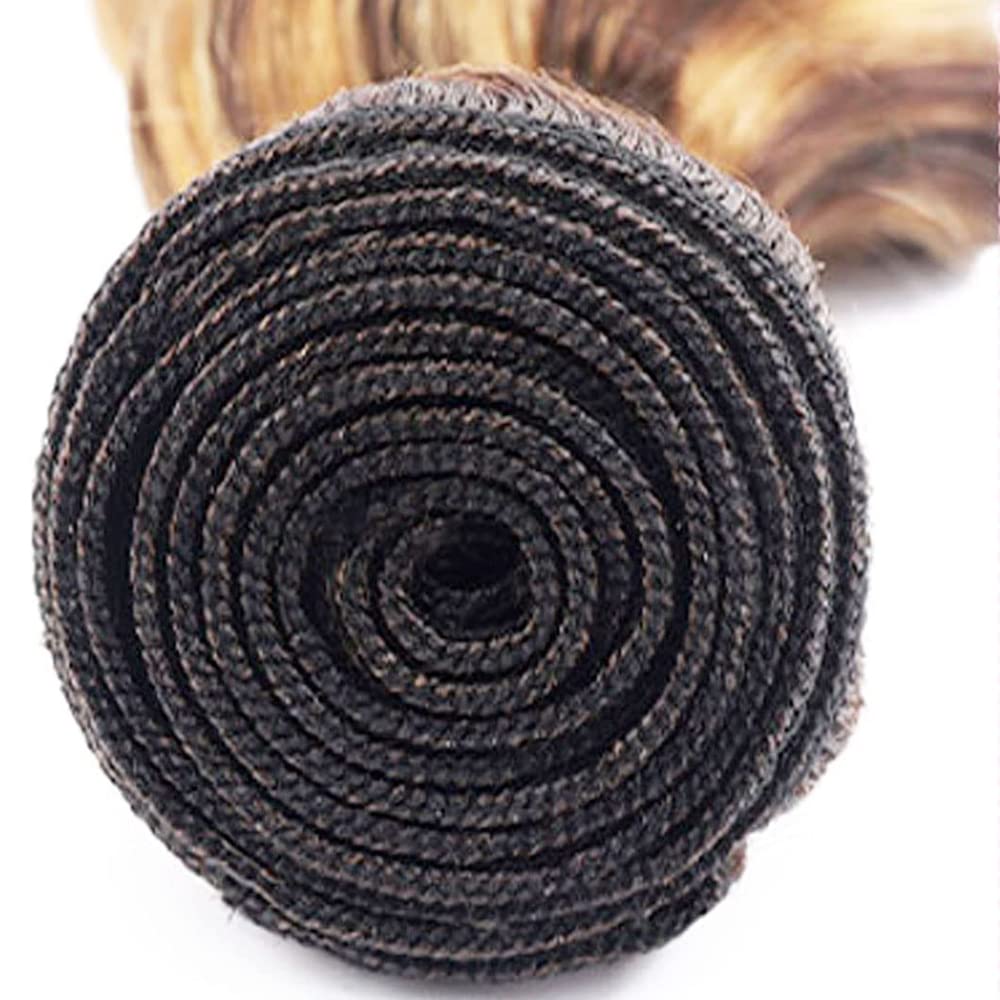 28 30 32 Inch P427 Human Hair Bundles Honey Blonde Deep Wave Bundle Color 27 Deep Wave 3 Bundles Brazilian Unprocessed Virgin Hair Extensions
