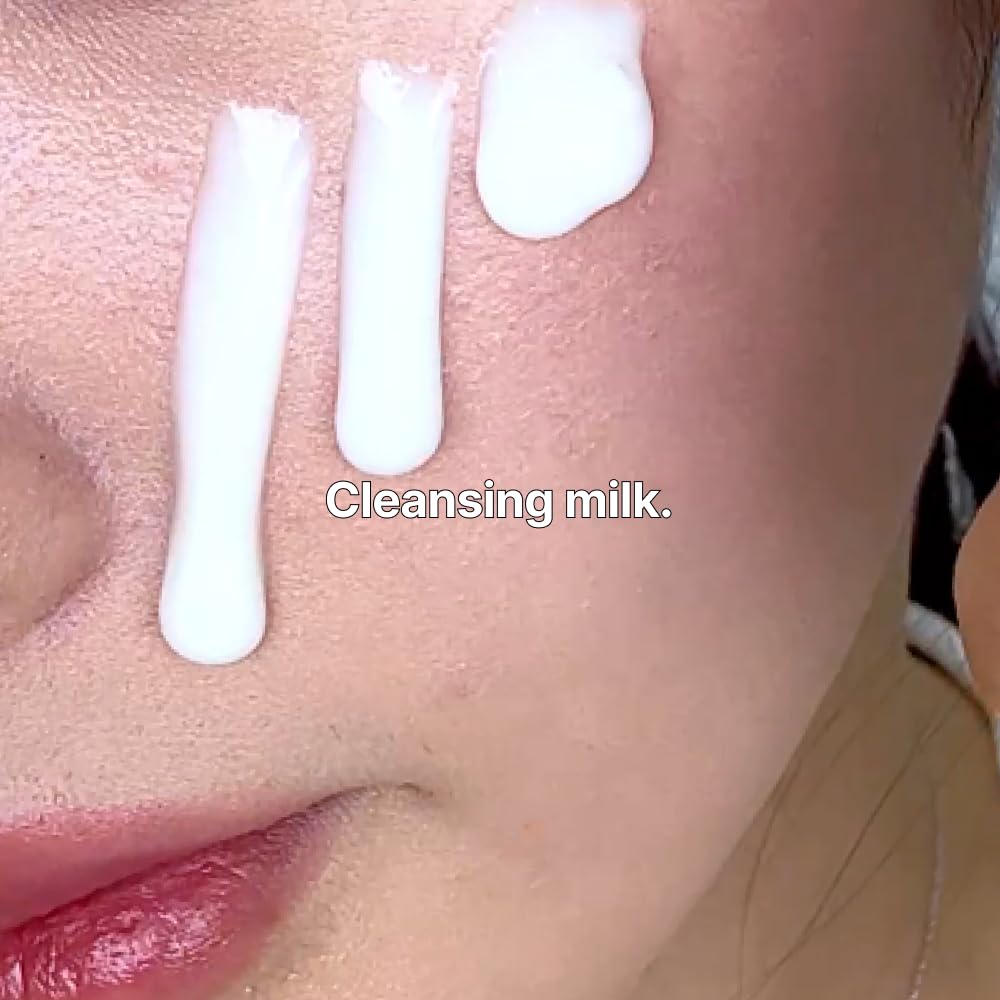 ChungMiJung Aloe Fermentation Cleansing Milk, Hydrating Makeup Remover with Organic Aloe & Rice, Creamy Cleanser for Dry, Sensitive Skin, Supports Skin Barrier, Korean Skincare, 6.76 fl oz (200ml)