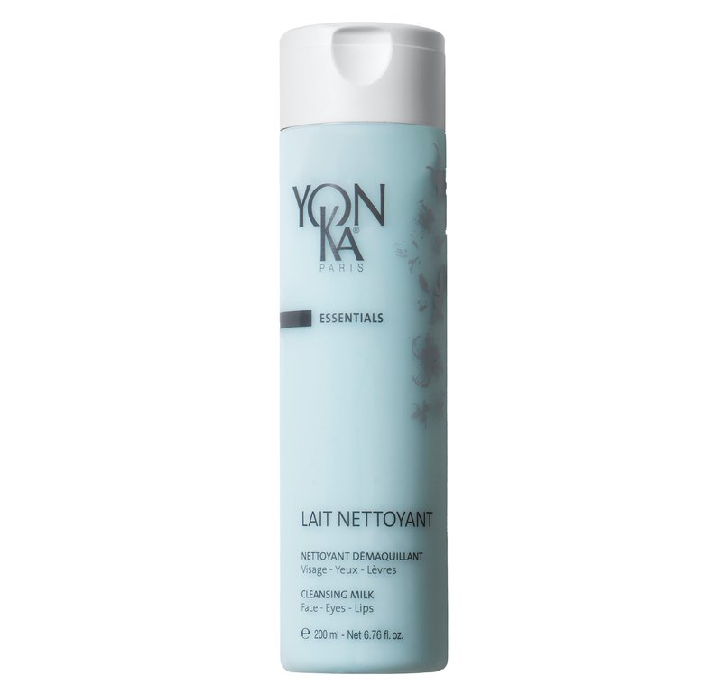 Yon-Ka Lait Nettoyant | Gentle Milk Cleanser & Makeup Remover with Plant-Based Ingredients | Moisturizes and Balances Skin pH | All Skin Types and Paraben Free | 6.76 fl oz