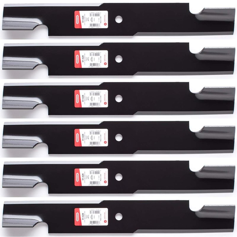Oregon 6 Pack 91-628 Super High Lift Blade Fits Scag A48304 48304 481712 61"