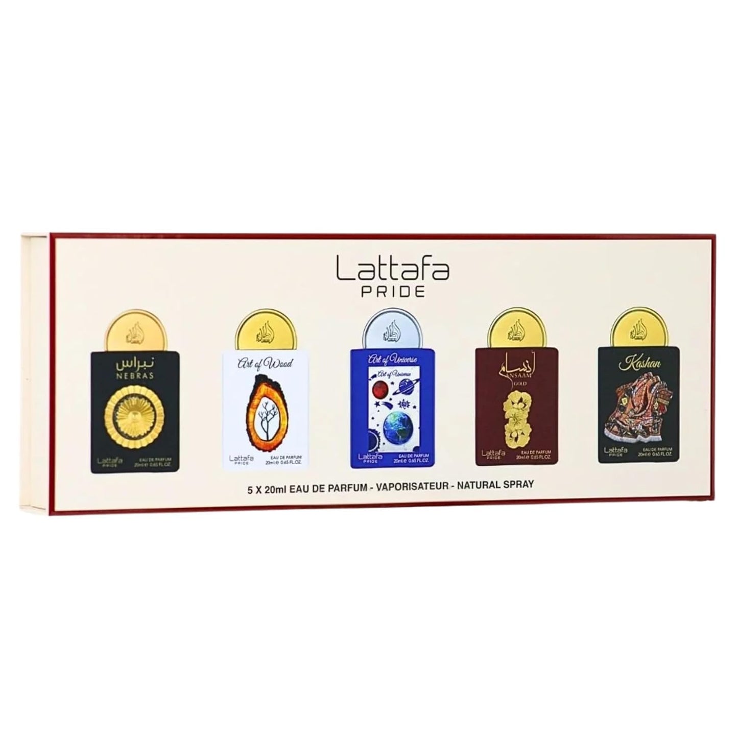 Lattafa Giftset Collection Eau De Parfum | Musk, Amber & Woody Fruity Scents - Long-Lasting Fragrance Set