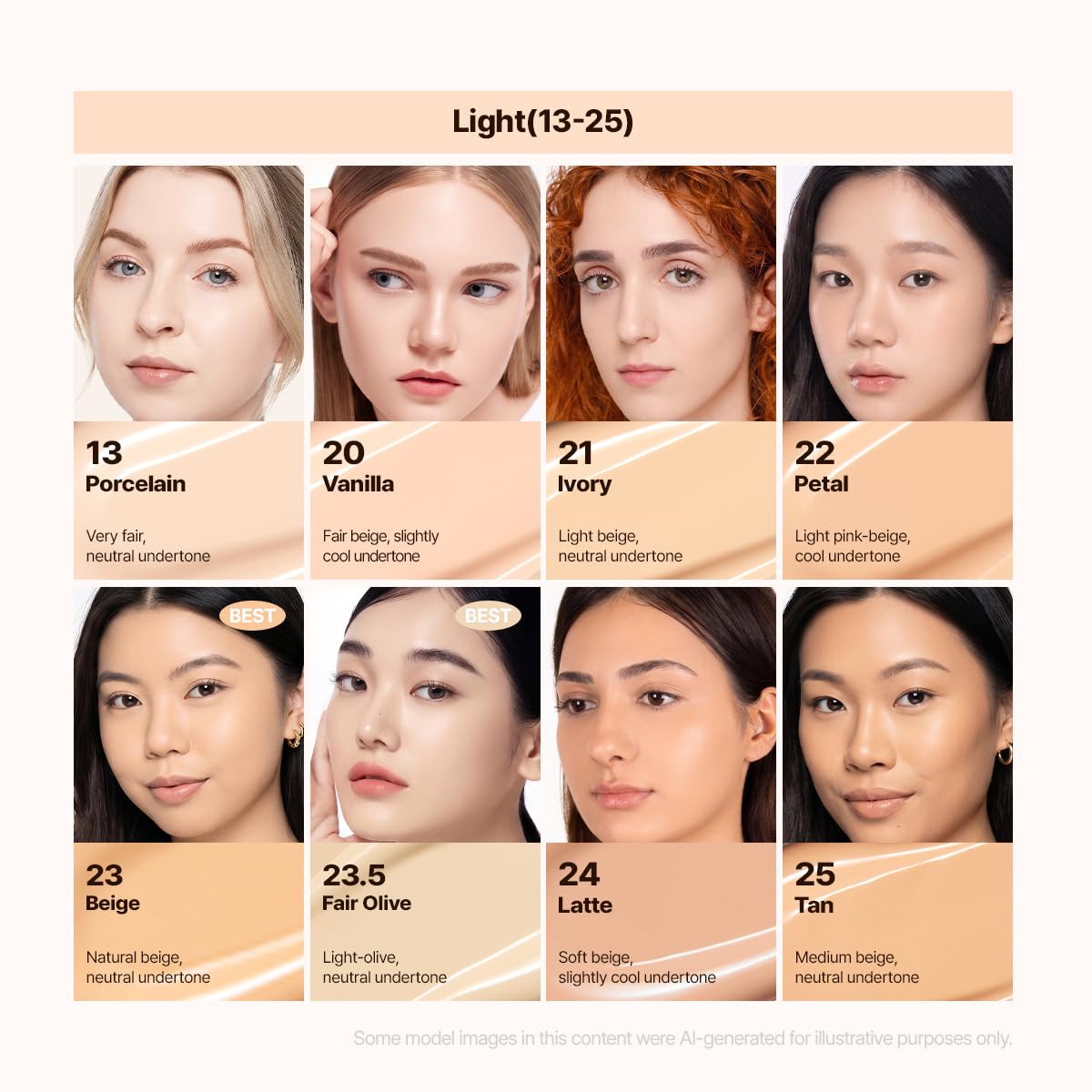 ESPOIR Be Velvet Cushion Foundation #22 Petal | Quick and Easy Coverage with Long-lasting Color by Zero Oxidation, Velvety Smooth Finish & Lightweight Formula, Vegan, Korean Makeup, 0.46 oz