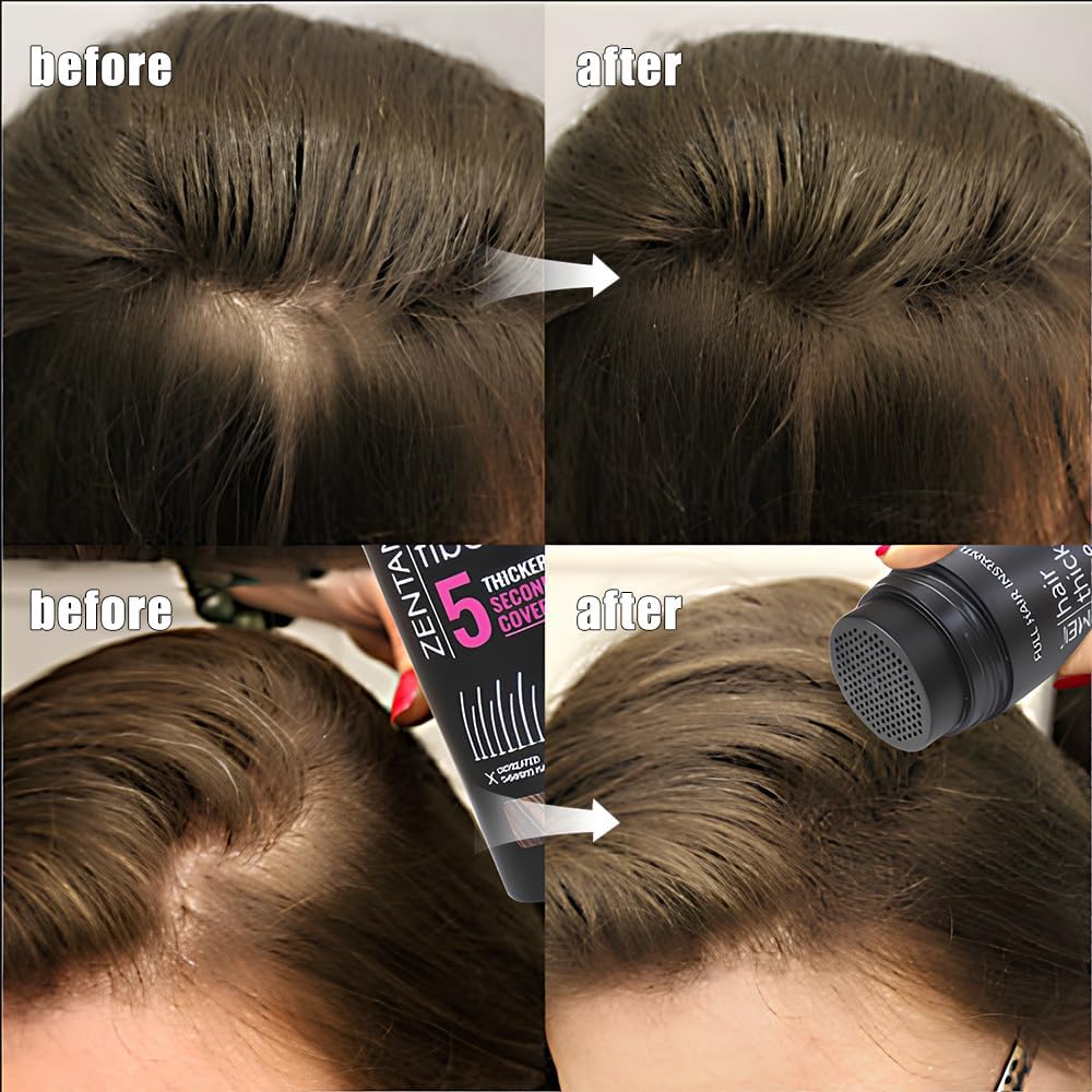 Hair Fibers for Thinning Hair for Women All-Natural Hair Building Fibers 0.98 Oz Hair Volume Powder Bald Spot Cover Up for Men & Women (Light Blonde)